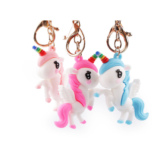 Breloc unicorn 3d - Roz neon (1 Bucată) Breloc unicorn 3d - Roz neon (1 Bucată)