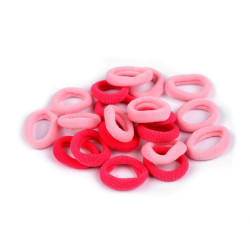 Elastice de păr mici - Roz (100 Bucăți)