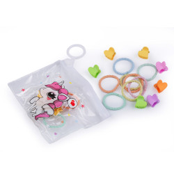 Set de elastice și agrafe de păr - Mix aleatoriu de variante (1 Set)