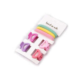 Elastice si clesti de par - Mix (1 Card)