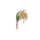 Brosa floare - Roz somon deschis (1 Bucată) Brosa floare - Roz somon deschis (1 Bucată)