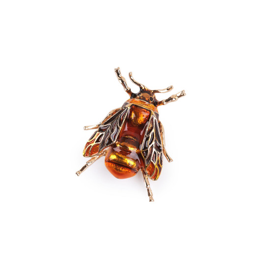 Broșă viespe, muscă - Orange-yellow (2 Bucăți) Broșă viespe, muscă - Orange-yellow (2 Bucăți)