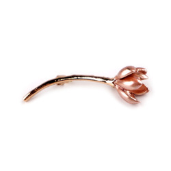 Brosa magnolia - Auriu rose (1 Bucată)