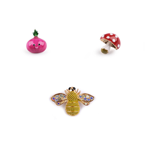 Broșă / insignă mini - Galben verzui (3 Bucăți) Broșă / insignă mini - Galben verzui (3 Bucăți)