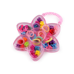 Set de ornamente de păr și eslastice - Mix (1 Cutie)