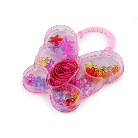 Set de ornamente de păr și eslastice - Mix (1 Cutie) Set de ornamente de păr și eslastice - Mix (1 Cutie)