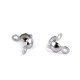 Calote / crimpuri din otel inoxidabil 8 mm - Platinum (200 Bucăți) Calote / crimpuri din otel inoxidabil 8 mm - Platinum (200 Bucăți)