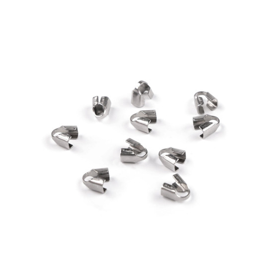 Terminații din oțel inoxidabil 3x3 mm - Platinum (100 Bucăți) Terminații din oțel inoxidabil 3x3 mm - Platinum (100 Bucăți)