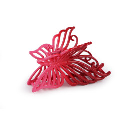 Clește de păr fluture - Red pink (1 Bucată)