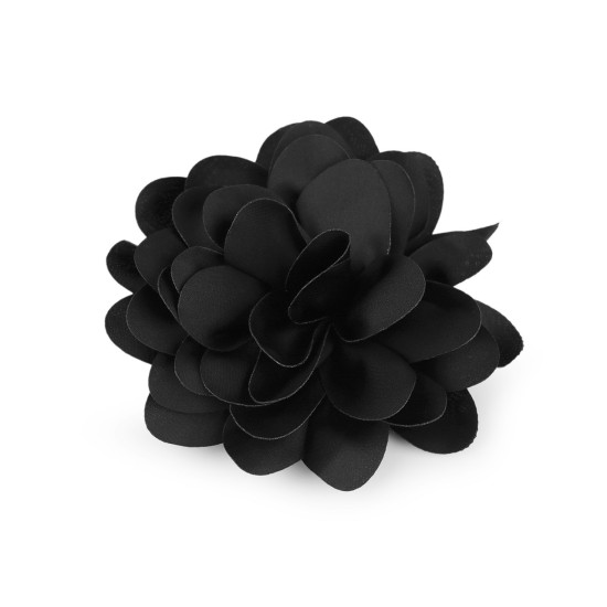 Brosa / podoaba capilara floare din satin ø10 cm - Gri neutral (12 Bucăți) Brosa / podoaba capilara floare din satin ø10 cm - Gri neutral (12 Bucăți)