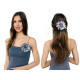 Brosa / podoaba capilara floare din satin ø10 cm - Gri neutral (12 Bucăți) Brosa / podoaba capilara floare din satin ø10 cm - Gri neutral (12 Bucăți)