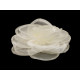 Brosa / podoaba capilara floare din organza ø10,5 cm - Roșu (4 Bucăți)