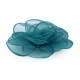 Brosa / podoaba capilara floare din organza ø10,5 cm - Roșu (4 Bucăți)