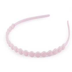 Bentita din plastic pentru păr - Roz foarte deschis (1 Bucată)