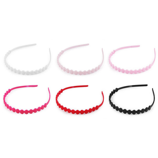 Bentita din plastic pentru păr - Negru (6 Bucăți) Bentita din plastic pentru păr - Negru (6 Bucăți)