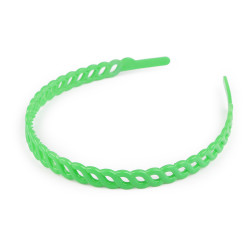 Bentita din plastic pentru par - Verde (1 Bucată)