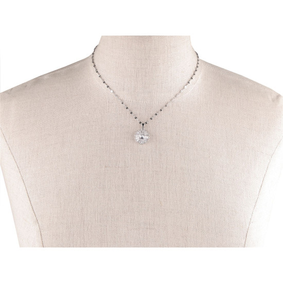 Colier din oțel inoxidabil - Cristal (4 Bucăți) Colier din oțel inoxidabil - Cristal (4 Bucăți)
