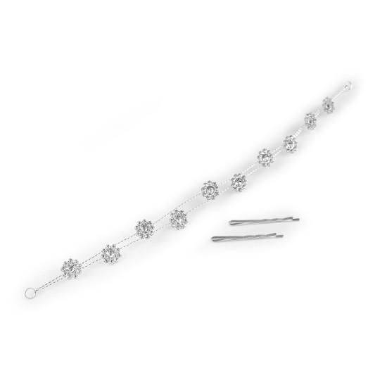 Podoaba capilara / bentita cu strasuri - Cristal (1 Bucată) Podoaba capilara / bentita cu strasuri - Cristal (1 Bucată)