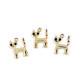 Pandantiv pisica14x21 mm - Auriu deschis (3 Bucăți) Pandantiv pisica14x21 mm - Auriu deschis (3 Bucăți)