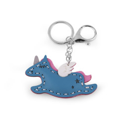 Breloc unicorn, elefant - Albastru delta (1 Bucată)