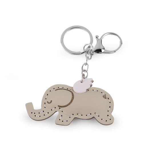 Breloc unicorn, elefant - Bej (3 Bucăți) Breloc unicorn, elefant - Bej (3 Bucăți)