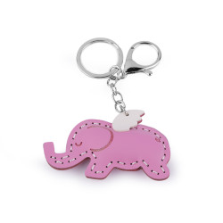 Breloc unicorn, elefant - Roz baby (1 Bucată)
