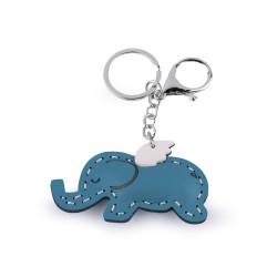 Breloc unicorn, elefant - Albastru delta (1 Bucată)