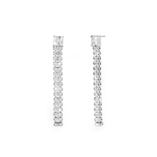 Cercei din oțel inoxidabil cu strasuri - Cristal (1 Pereche) Cercei din oțel inoxidabil cu strasuri - Cristal (1 Pereche)