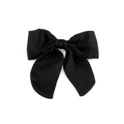 Fundiță de păr cu clemă - Negru (1 Bucată)
