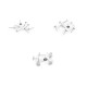 Bază cercei cu tijă din oțel inoxidabil, ø4; 6; 8 mm - Platinum (8 Bucăți) Bază cercei cu tijă din oțel inoxidabil, ø4; 6; 8 mm - Platinum (8 Bucăți)