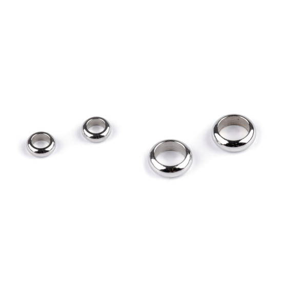 Inel / piesa decorativa din otel inoxidabil ø4; 6 mm - Platinum (10 Bucăți) Inel / piesa decorativa din otel inoxidabil ø4; 6 mm - Platinum (10 Bucăți)