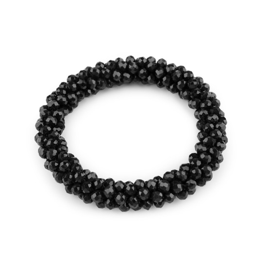 Bratara / elastic de par din margele - Bleumarin (1 Bucată) Bratara / elastic de par din margele - Bleumarin (1 Bucată)