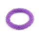 Bratara / elastic de par din margele - Bleumarin (1 Bucată) Bratara / elastic de par din margele - Bleumarin (1 Bucată)