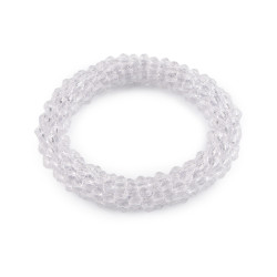 Bratara / elastic de par din margele - Cristal (1 Bucată)