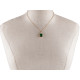 Colier din oțel inoxidabil cu strasuri - Emerald (1 Bucată) Colier din oțel inoxidabil cu strasuri - Emerald (1 Bucată)