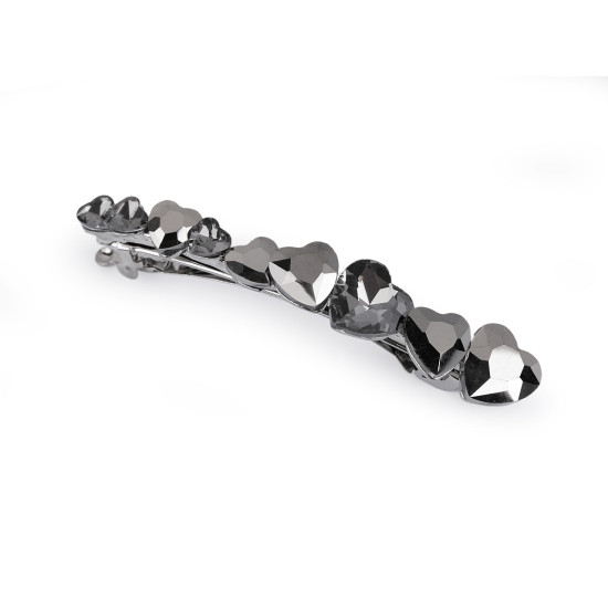 Clamă de păr inimă - Black diamond (1 Bucată) Clamă de păr inimă - Black diamond (1 Bucată)