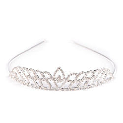 Diademă cu strasuri - Cristal (1 Bucată)