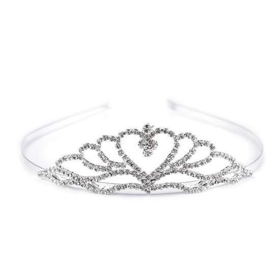 Diadema cu strasuri / coronita de par - Cristal (3 Bucăți) Diadema cu strasuri / coronita de par - Cristal (3 Bucăți)