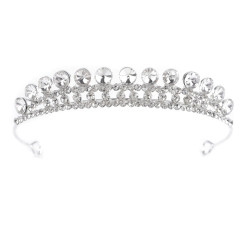 Diadema cu strasuri / coronita de par - Cristal (1 Bucată)