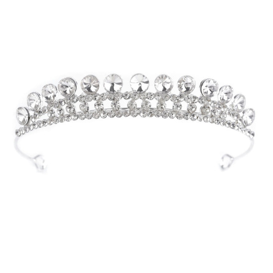 Diadema cu strasuri / coronita de par - Cristal (3 Bucăți) Diadema cu strasuri / coronita de par - Cristal (3 Bucăți)