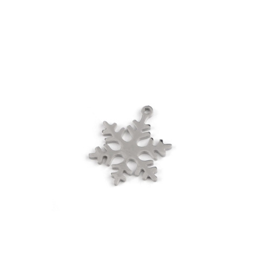 Pandantiv / distanțier din oțel inoxidabil fulg de nea, arborele vieții, trifo, frunză - Platinum (20 Bucăți) Pandantiv / distanțier din oțel inoxidabil fulg de nea, arborele vieții, trifo, frunză - Platinum (20 Bucăți)