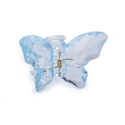 Cleste de păr fluture - Bleu nu-mă-uita (1 Bucată)