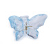 Cleste de păr fluture - Bleu nu-mă-uita (1 Bucată) Cleste de păr fluture - Bleu nu-mă-uita (1 Bucată)