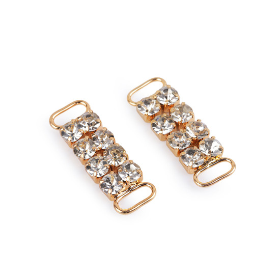 Decorațiune cu strasuri pentru îmbrăcăminte și accesorii 12x37 mm - Auriu (10 Bucăți) Decorațiune cu strasuri pentru îmbrăcăminte și accesorii 12x37 mm - Auriu (10 Bucăți)