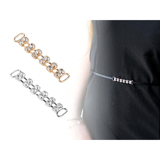 Decorațiune cu strasuri pentru îmbrăcăminte și accesorii 10x50 mm - Argintiu (30 Bucăți) Decorațiune cu strasuri pentru îmbrăcăminte și accesorii 10x50 mm - Argintiu (30 Bucăți)