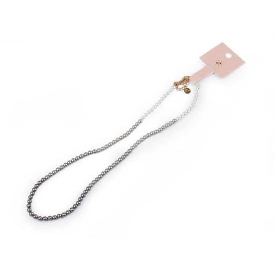 Colier de perle - Gri perlă (1 Bucată) Colier de perle - Gri perlă (1 Bucată)