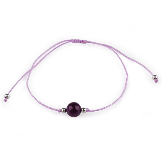 Brățară shamballa cu mărgele minerale - Ochi de tigru (3 Bucăți)