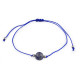 Brățară shamballa cu mărgele minerale - Ochi de tigru (3 Bucăți)
