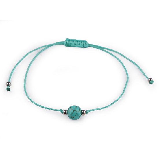 Brățară shamballa cu mărgele minerale - Ochi de tigru (3 Bucăți)