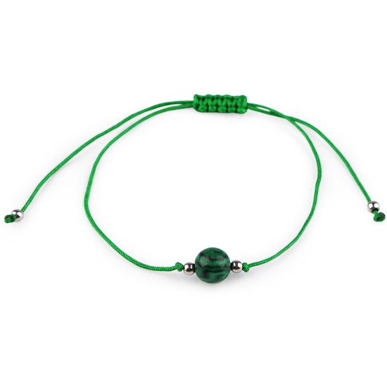 Brățară shamballa cu mărgele minerale - Ochi de tigru (3 Bucăți)